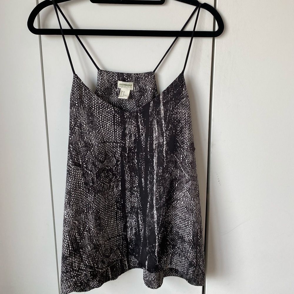 Black & White Blouse